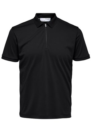 Selected, SLHFAVE ZIP - Polosärk - black
