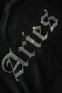 Juicy Couture ARIES MADISON UNISEX - Φούτερ με φερμουάρ - black