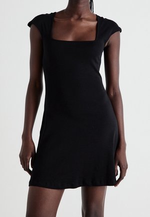 Žerzejové šaty - black