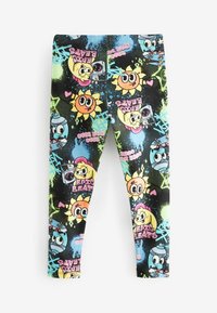 Next ANIMAL PRINT - Leggings - black graffiti character