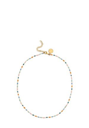 COLLAR DOTS ENAMEL PLATA - Collar - multicolor