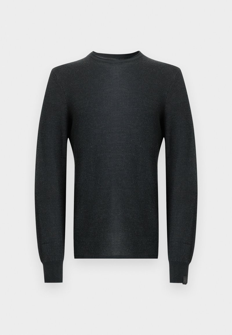 rag & bone GREGORY LONG SLEEVE - Strickpullover - black/schwarz - Zalando