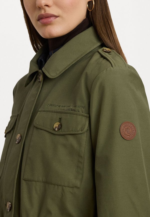 COTTON BLEND UTILITY JACKET - Summer jacket - olive grove4
