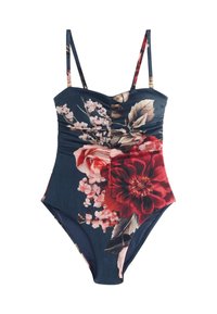 Niet geselecteerd, navy blue floral