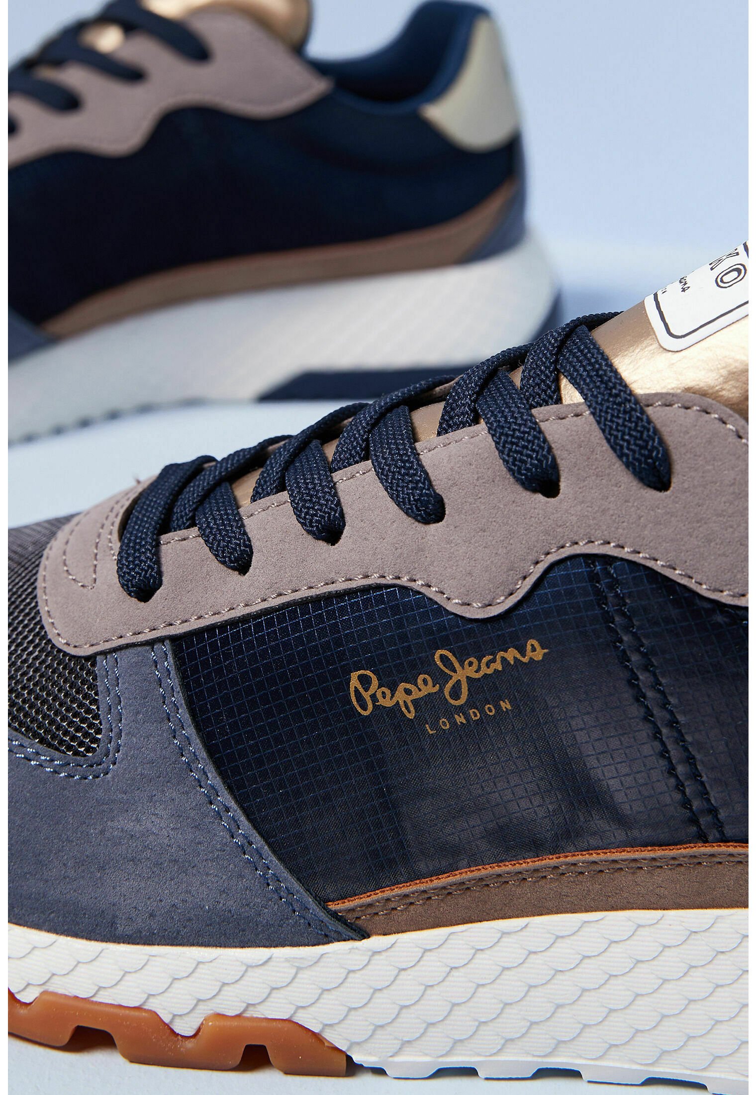 Pepe Jeans Zapatilla Gable Sky Ocean Azul Marino Mujer