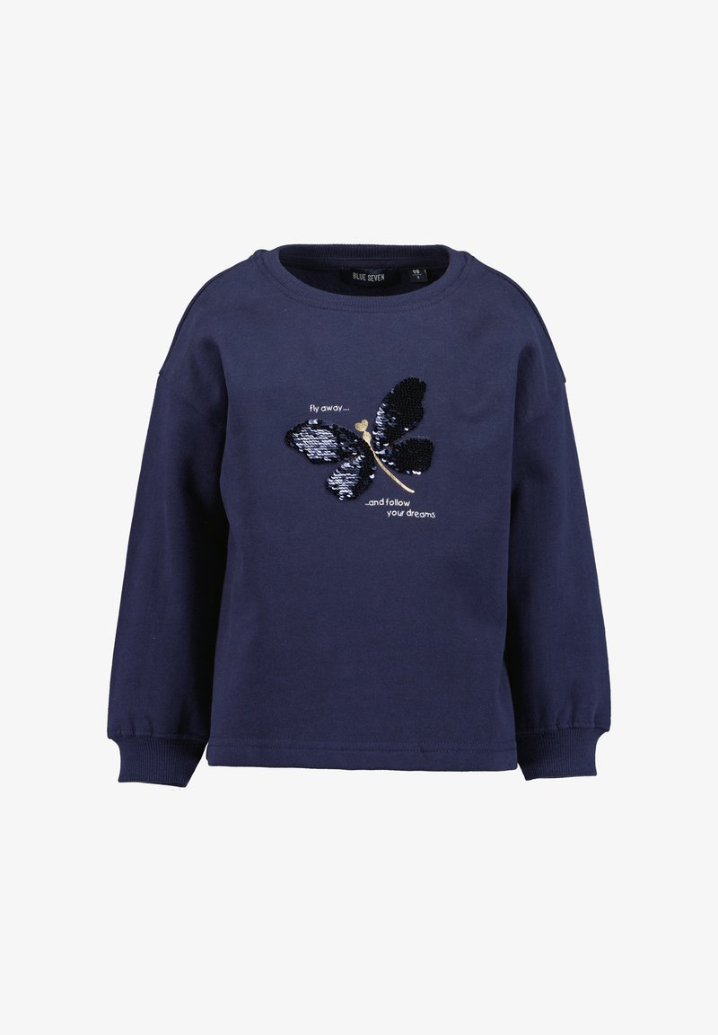 Blue Seven MIT WENDEPAILLETTEN - Felpa - blau