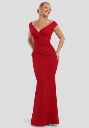 BARDOT PLEATED - Galajurk - red