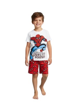 Disney, SPIDERMAN SCHLAFANZUG KURZ SET - Pyjama set - red