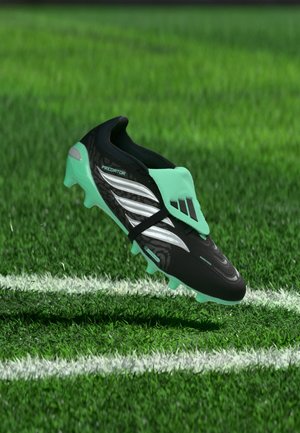 PREDATOR LEAGUE AG UNISEX - Футболни обувки за изкуствена трева - core black/silver-coloured metallic/pulse mint