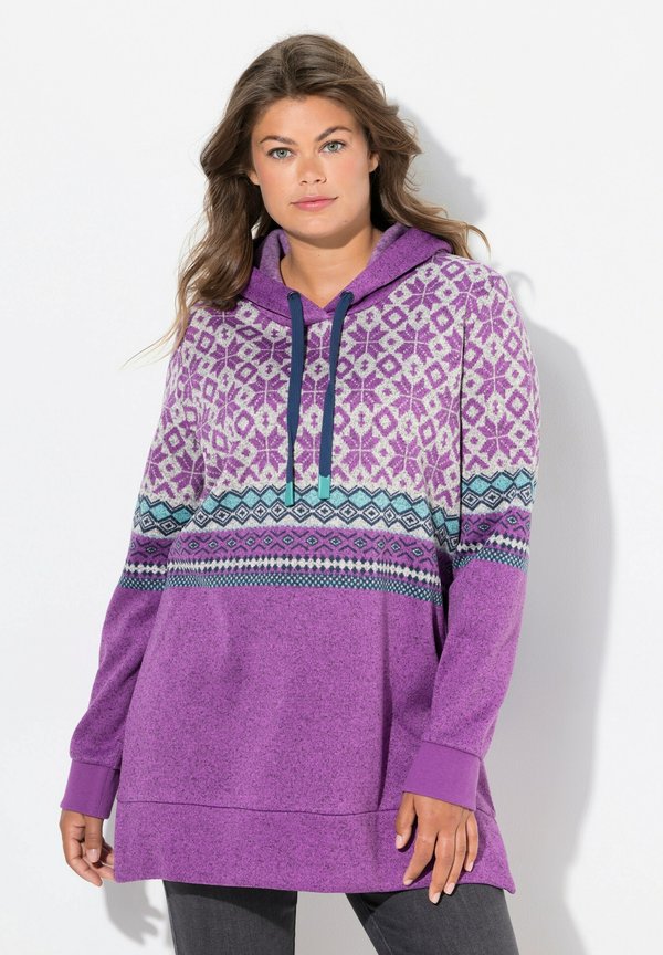 NORWEGER LANGARM  - Kapuzenpullover - fuchsia