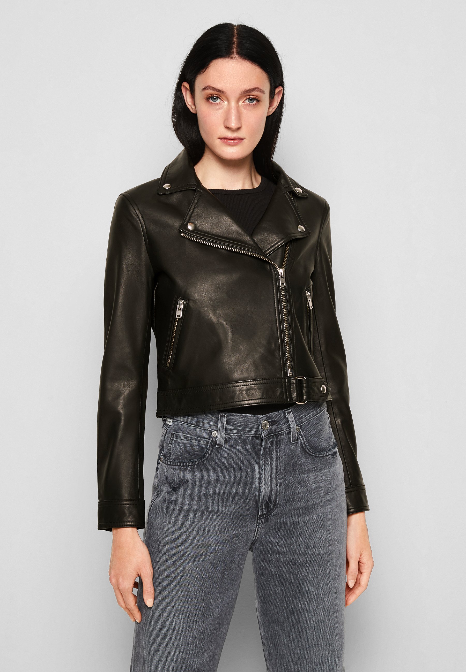 iro black leather jacket