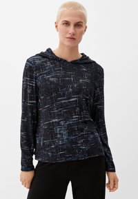 s.Oliver MIT KAPUZE - Kapuzenpullover - schwarz