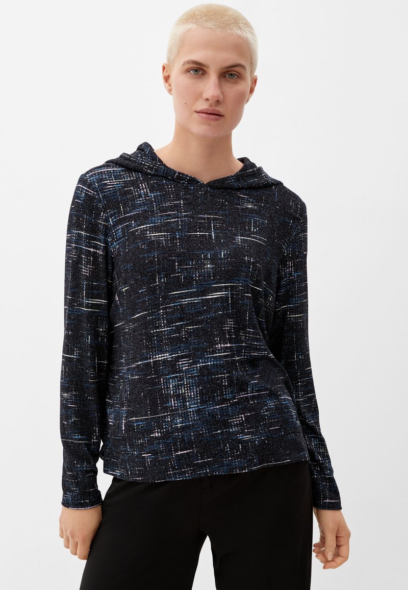 s.Oliver MIT KAPUZE - Kapuzenpullover - schwarz