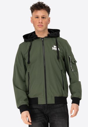 Light jacket - olive black white