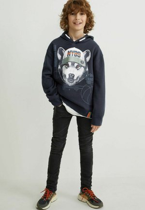 Hoodie - dark blue