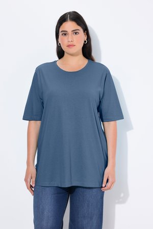Ulla Popken, PLUS SIZE TEE - T-Shirt basic - denimblau