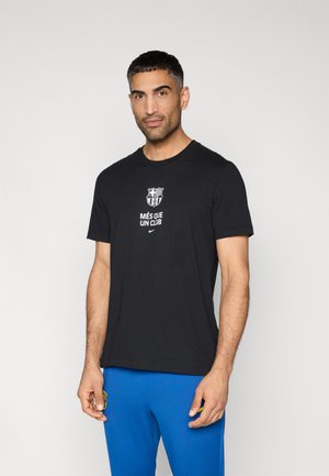 FC BARCELONA CLUB TEE - Trükipildiga T-särk - black