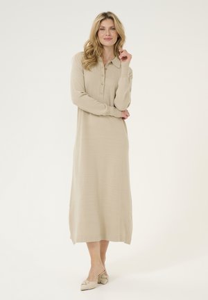 Kaffe Gebreide jurk - feather gray