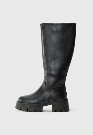 Platform boots - black