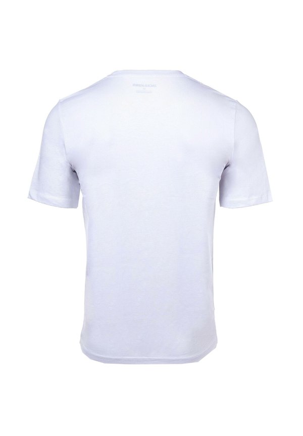 5ER PACK LEOGRA CREW NECK KURZARM RUNDHALS 
 LOGO  - Print T-shirt - weiß schwarz3