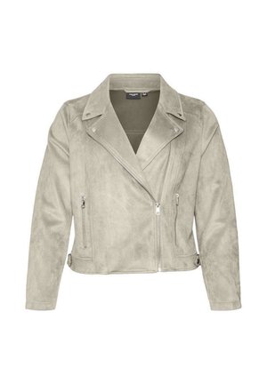 Vero Moda Imitatieleren jas - ecrue