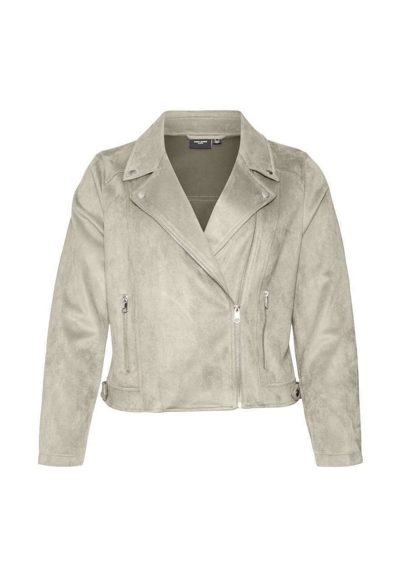 Vero Moda Dirbtinės odos striukė - ecrue