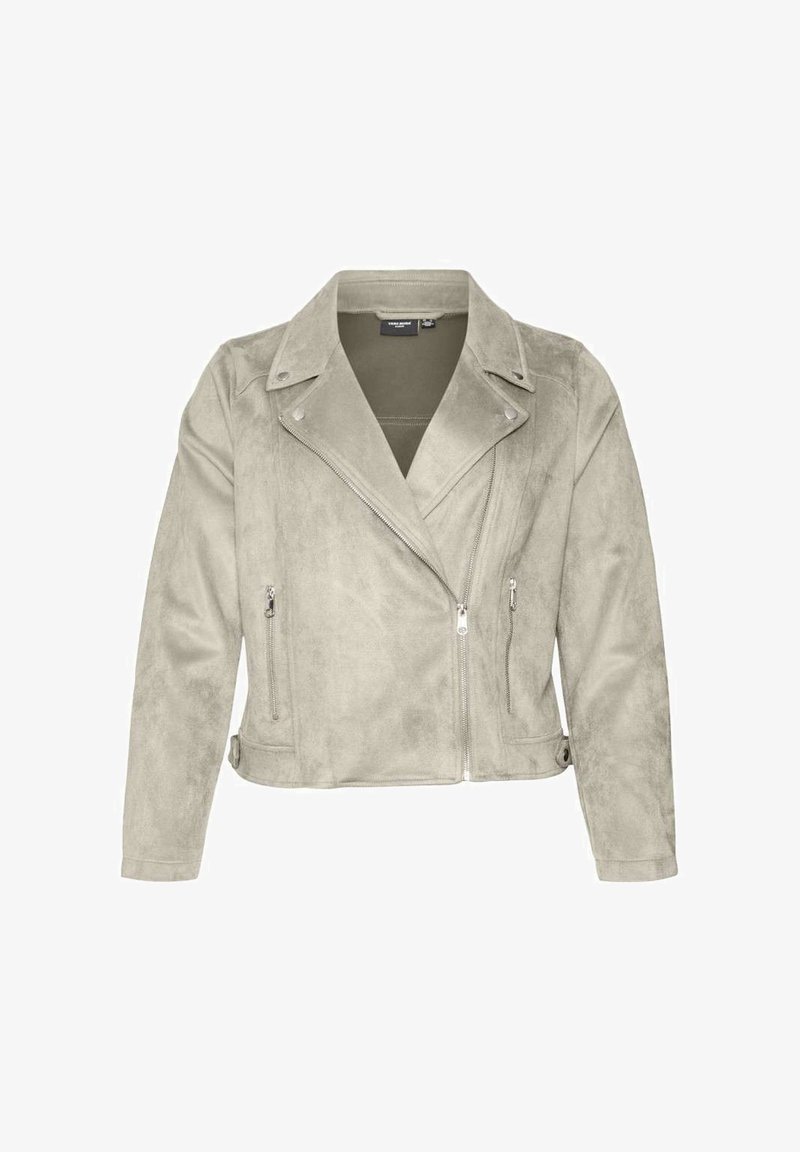 Vero Moda Jakna iz umetnega usnja - ecrue