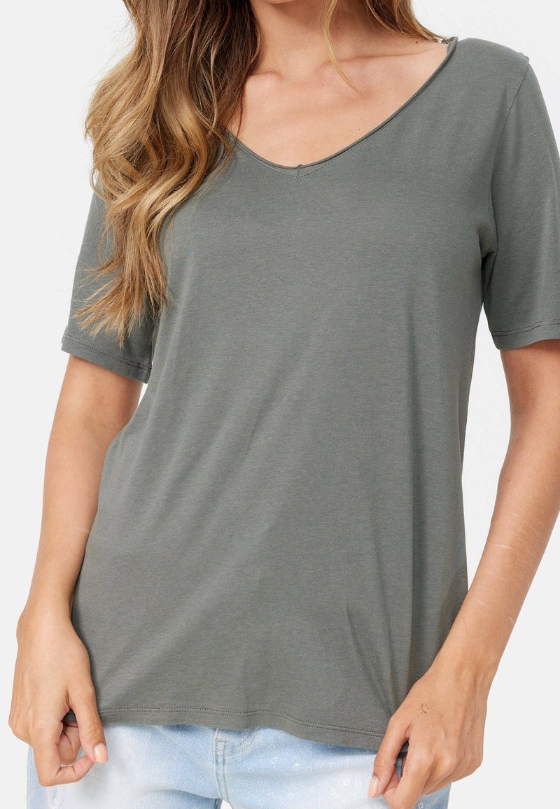 Cotton Candy Jednoduché tričko - olive