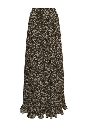 Long Tall Sally, TALL MAXI SKIRTS - Plooirok - brown