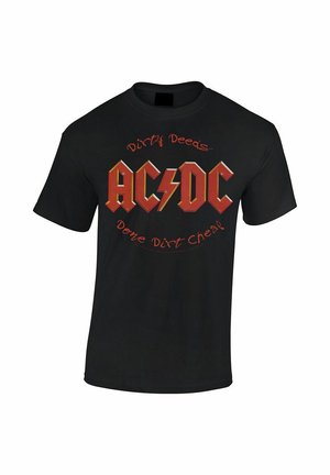 AC/DC  DIRTY DEEDS - T-shirt imprimé - black