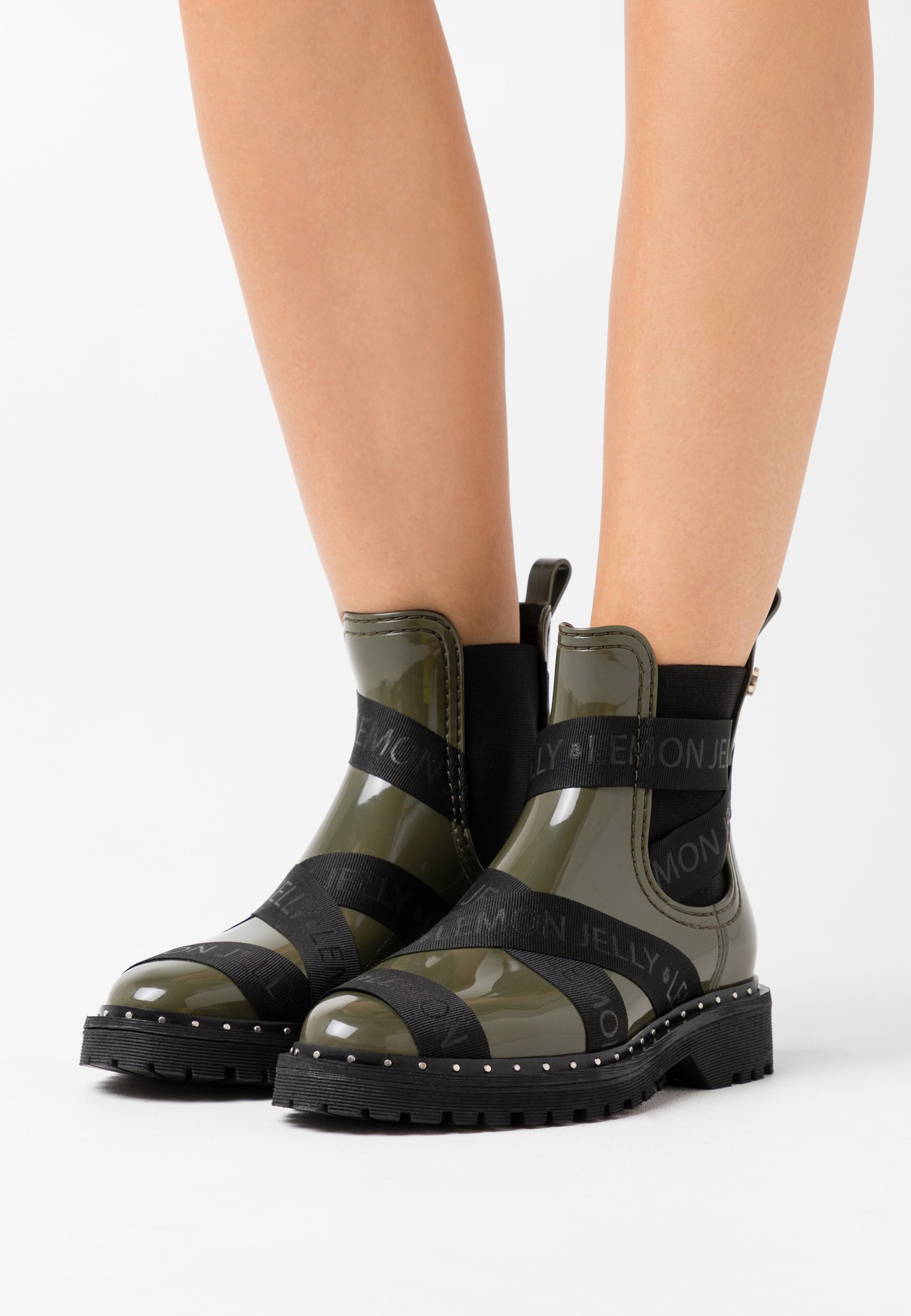 LEMON JELLY FRANKIE Gummistövlar military green Zalando.se LEMON JELLY FRANKIE Gummistövlar blacksvart Zalando.se