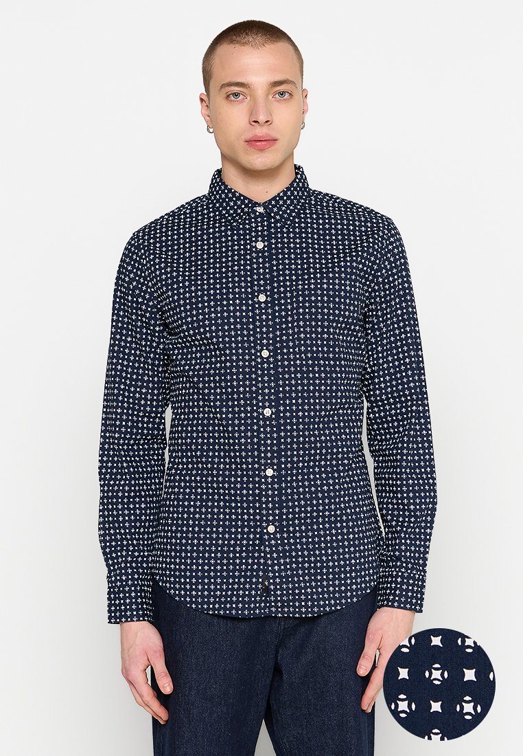 DOCKERS Camicia blu scuro