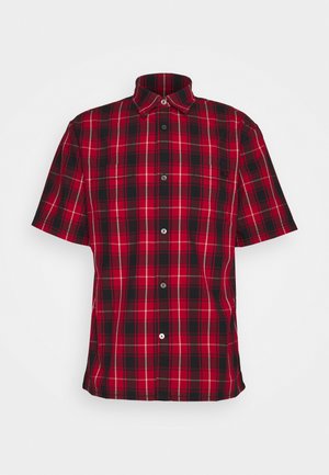 PLAID SHORT SLEEVE SHIRT - Overhemd - red