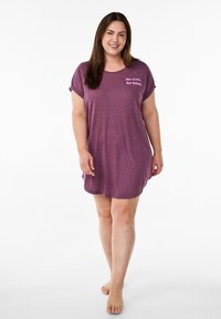 Zizzi Nightie - mauve wine mel cool