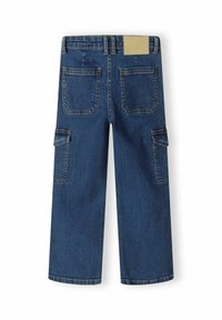 MINOTI CARGO POCKETS AND LONG LEG - Vaqueros rectos - dark blue denim