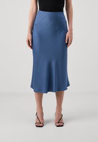 DRYKORN URA - Trapecinis sijonas - blue-grey