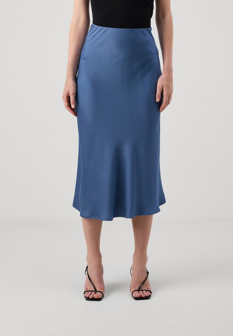DRYKORN URA - Trapecinis sijonas - blue-grey