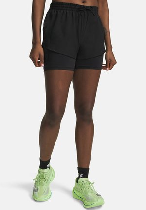 UA VELOCITI PRO 4 2 IN 1 - 2-in-1 short - ultimate black