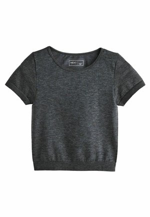 REGULAR FIT - SEAMLESS ACTIVE SHORT SLEEVE - Basic T-shirt - charcoal grey