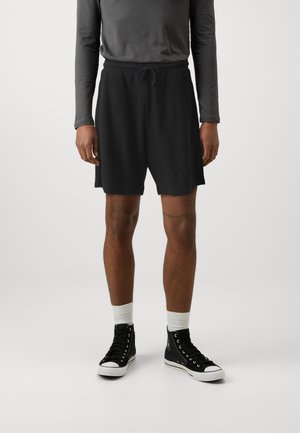 GAP WAFFLE - Shorts - black