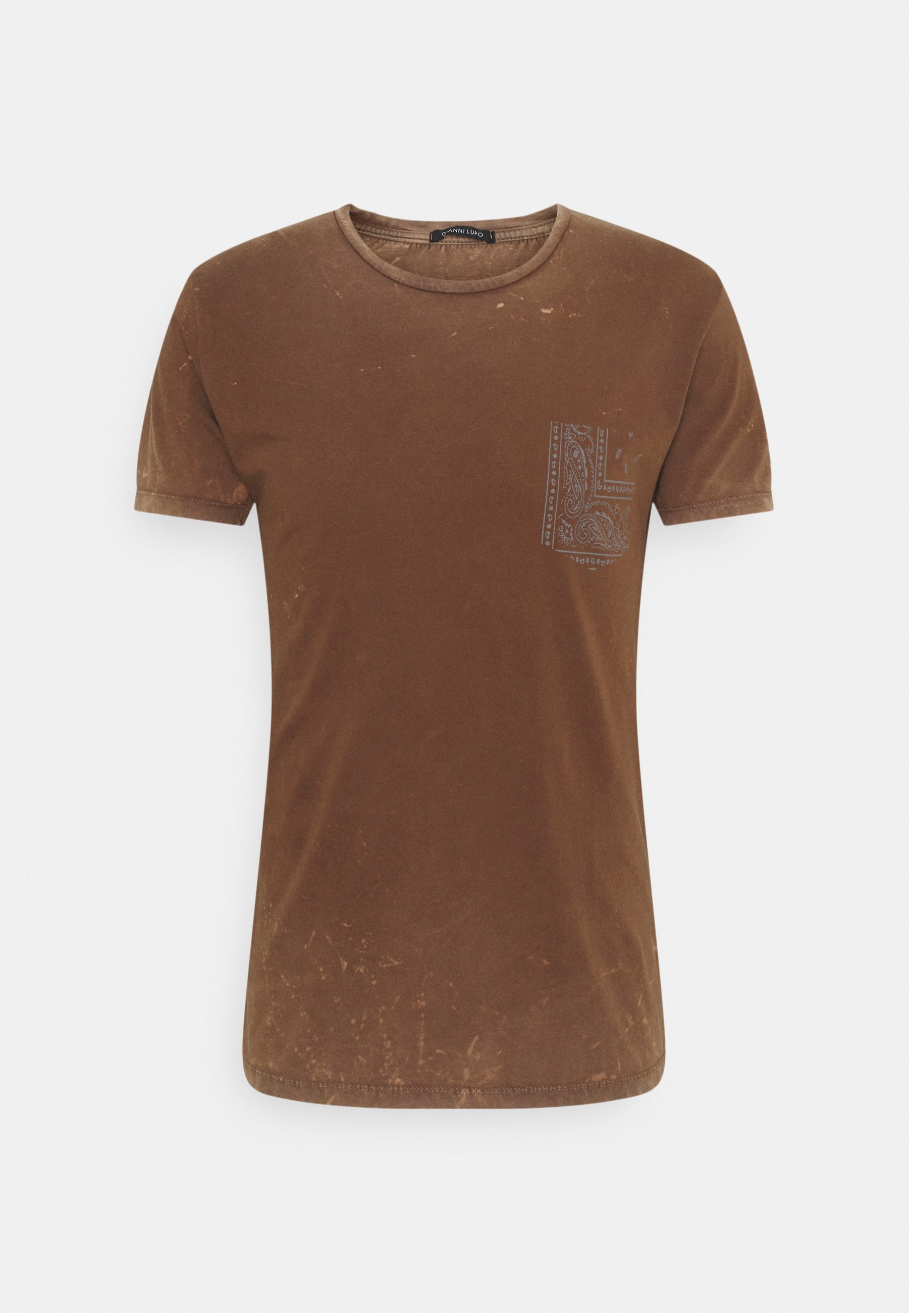 Gianni Lupo T-shirt con stampa - camel/sabbia - Zalando.it