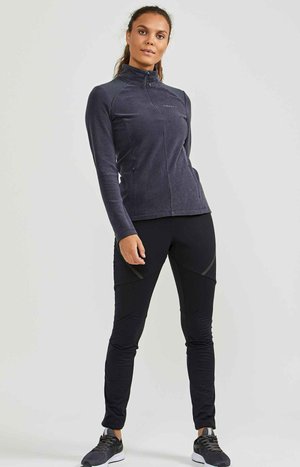 CORE EDGE THERMAL MIDLAYER W - Fleece jumper - black-asphalt