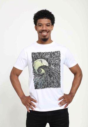 Disney NIGHTMARE BEFORE CHRISTMAS SPIRAL HILL UNISEX - T-shirt z nadrukiem