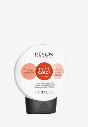 NUTRI COLOR™ FILTERS 3 IN 1 CREAM COLOR CARE AND SHINE SEMI PERMANENT - Hair colour - 740 light copper