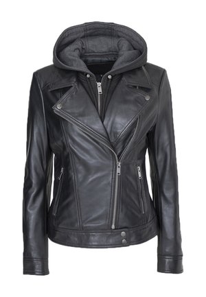 LAETIZIA - Chaqueta de cuero - black