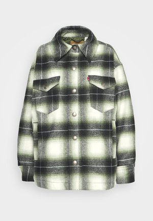 Levi's® WOOL SHACKET - Rövid kabát - dark green