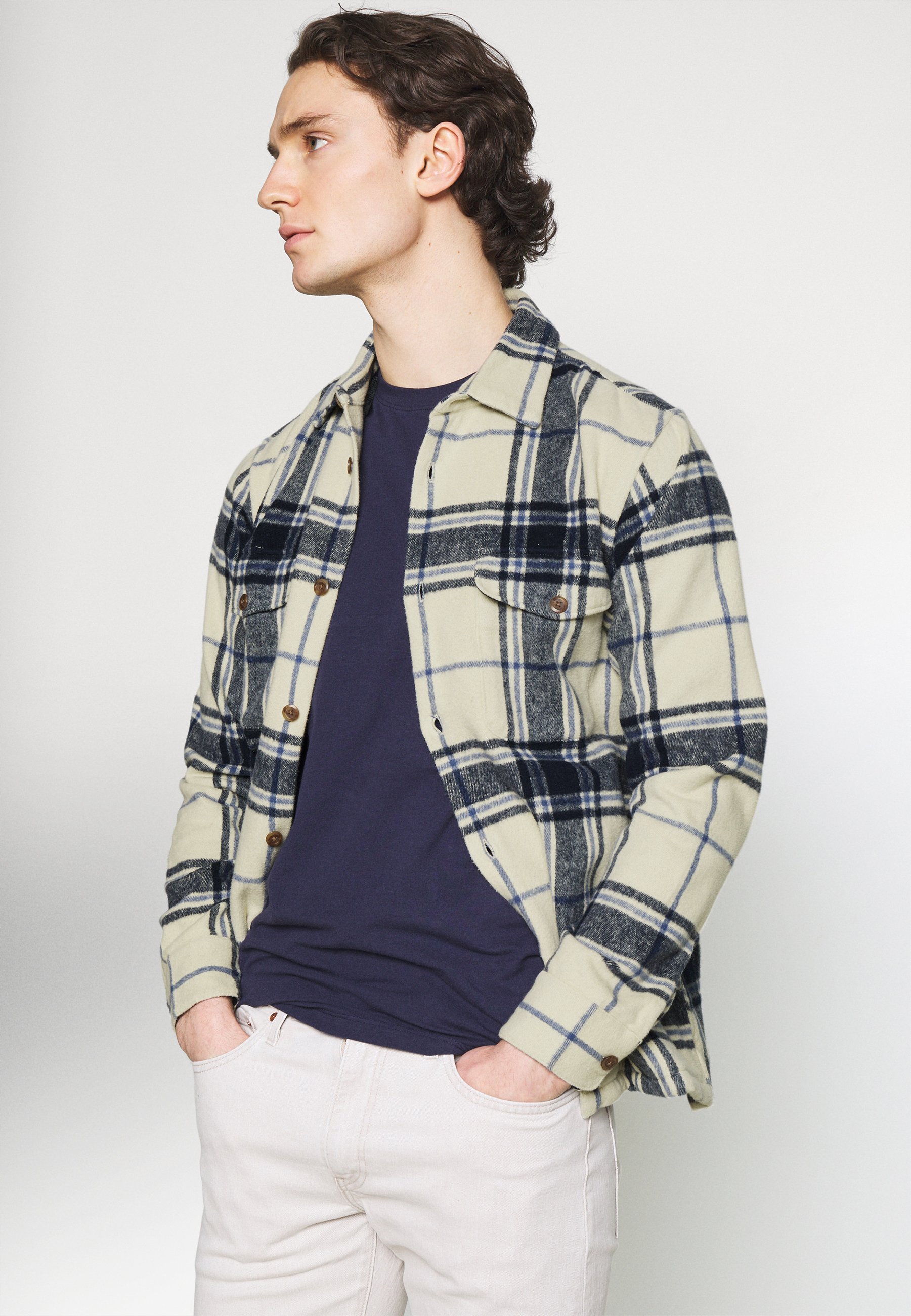 plaid windbreaker