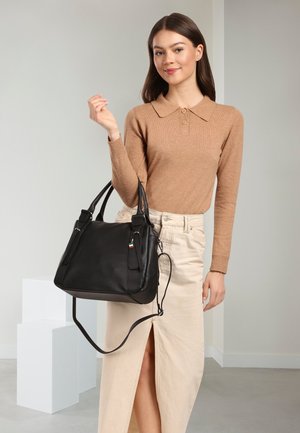 DrachenLeder, DAMEN LEDER UMHÄNGETASCHE SCHWARZ - Sac à main - schwarz