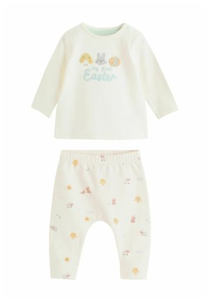 REGULAR FIT - SET - Leggings - Hosen - white my first easter