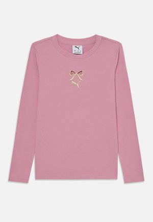 GRAPHIC BOW LONGSLEEVE TEEN - Top s dlhým rukávom - poised pink